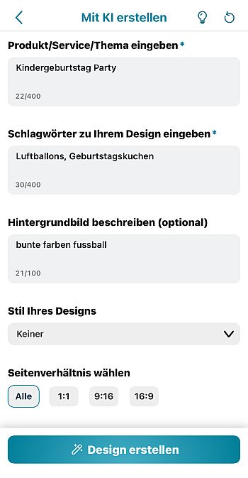 Kindergeburtstagseinladungen mit KI erstellen