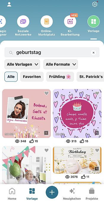 Promeo: Einladungen zum Kindergeburtstag mit Vorlagen erstellen