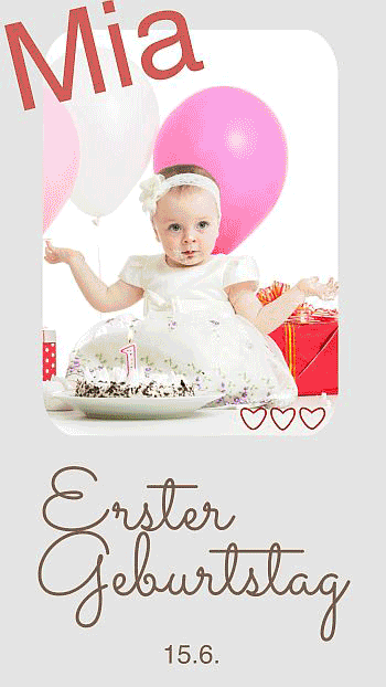 Einladung zum Kindergeburtstag für WhatsApp erstellen