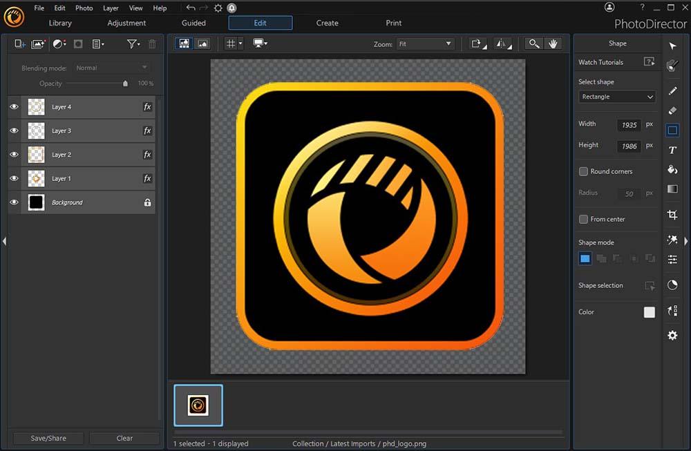 PhotoDirector 365 Interface