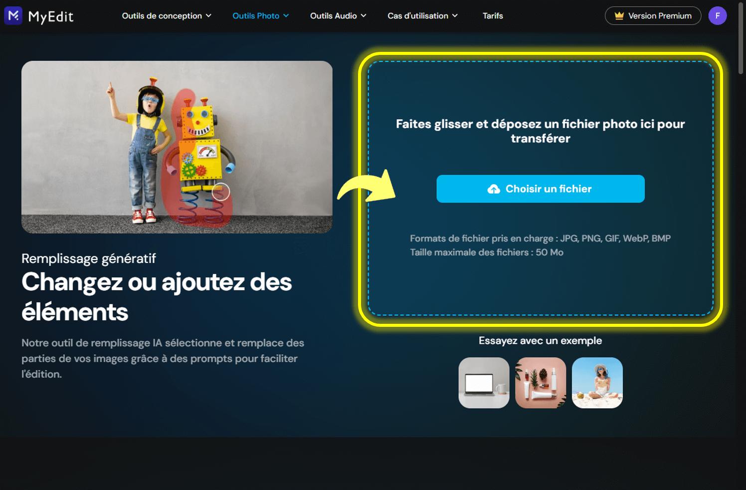 Tutoriel filtre chauve IA - MyEdit