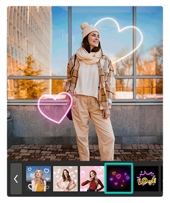PhotoDirector App - Filter zum Hervorheben
