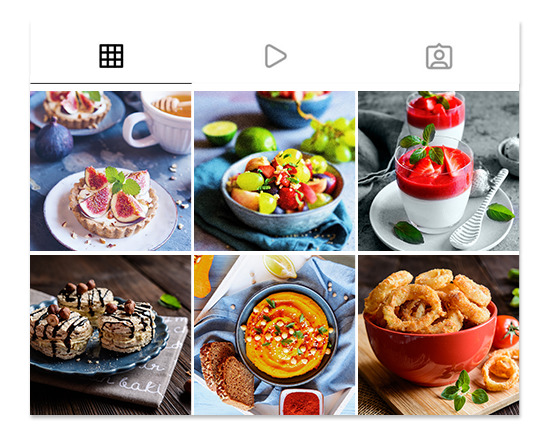 PhotoDirector App - Food Filter