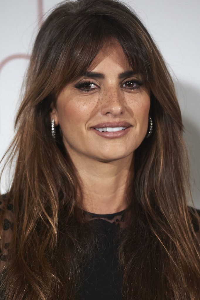 Haircut for women over 50 years old - Curtain Bangs