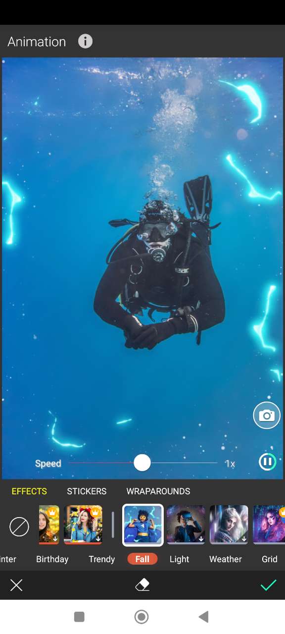 Donner du mouvement à une photo avec YouCam Perfect