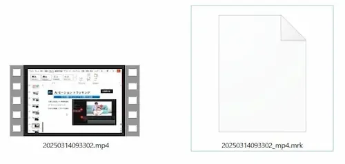Screen Recorder マウスクリックの mrk ファイル