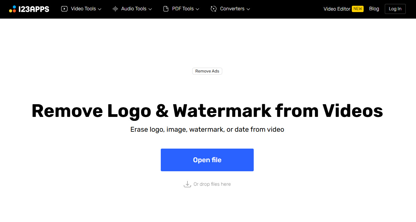 UI of Online Video Cutter