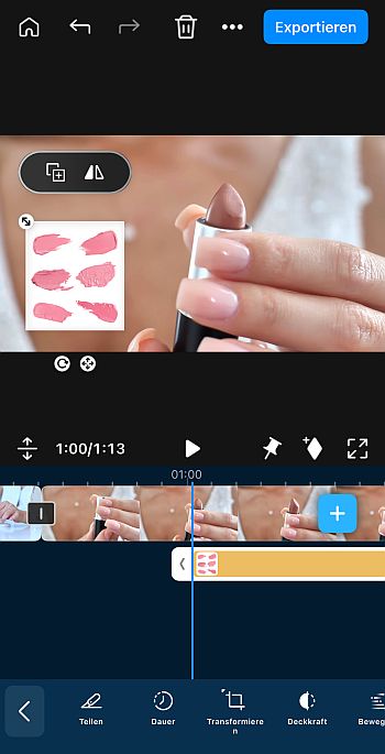 Bild-im-Bild Overlays für Unboxing-Videos