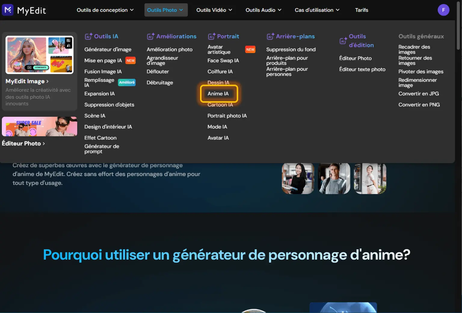 Filtre animé Ghibli 1