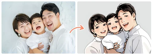 Filtres dessin IA de PhotoDirector App