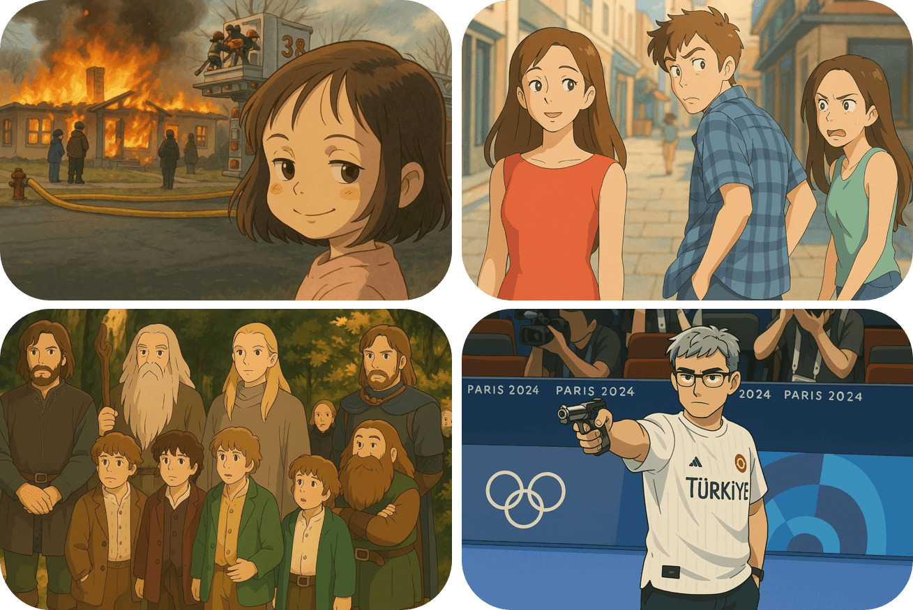 Les images Ghibli les plus populaires sur ChatGPT
