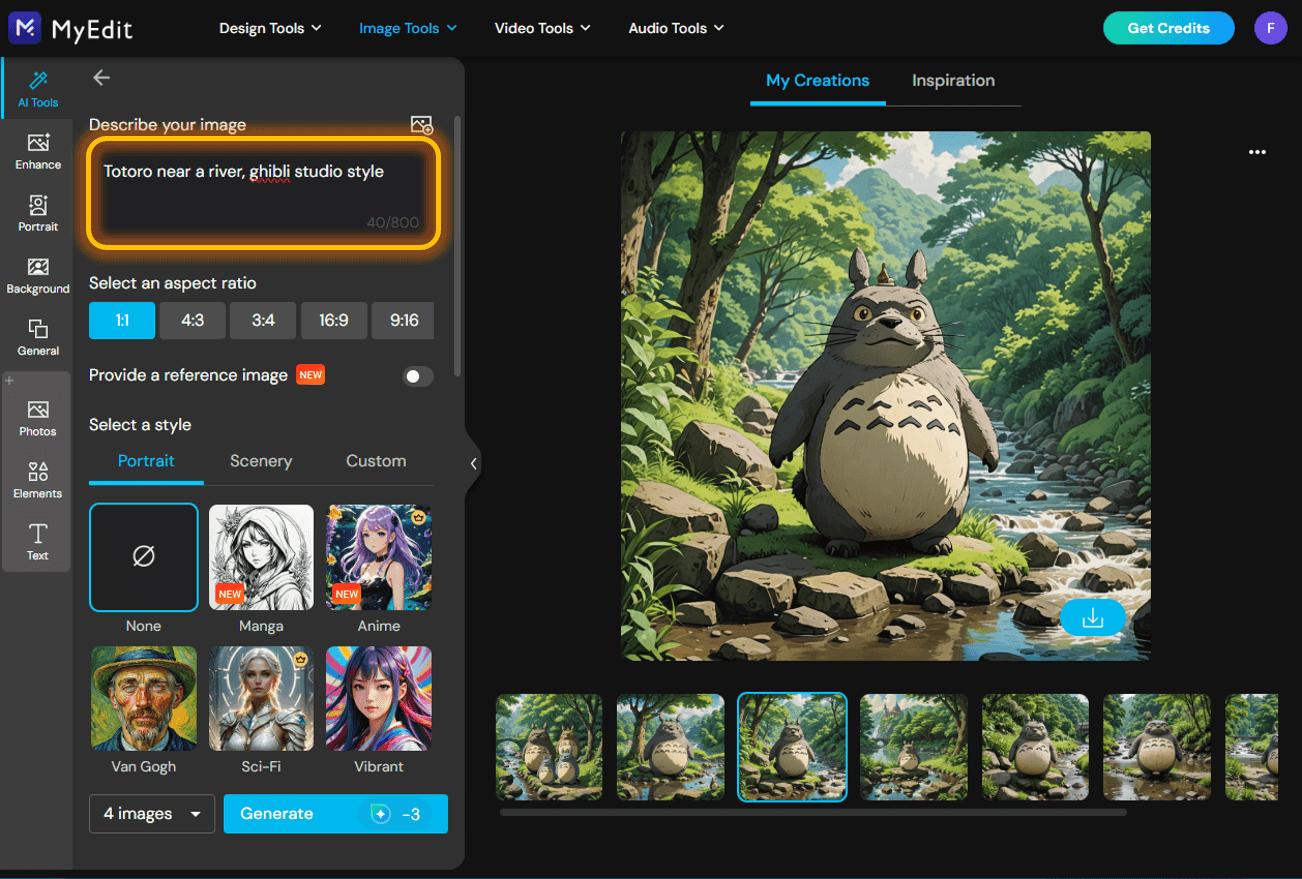 Tutorial - Generate Ghibli Image 2
