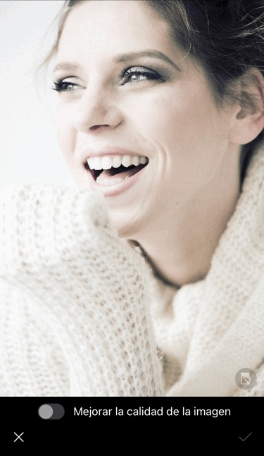 Mejorar imagen en tu teléfono con PhotoDirector