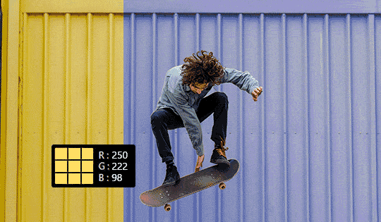 replace colors example