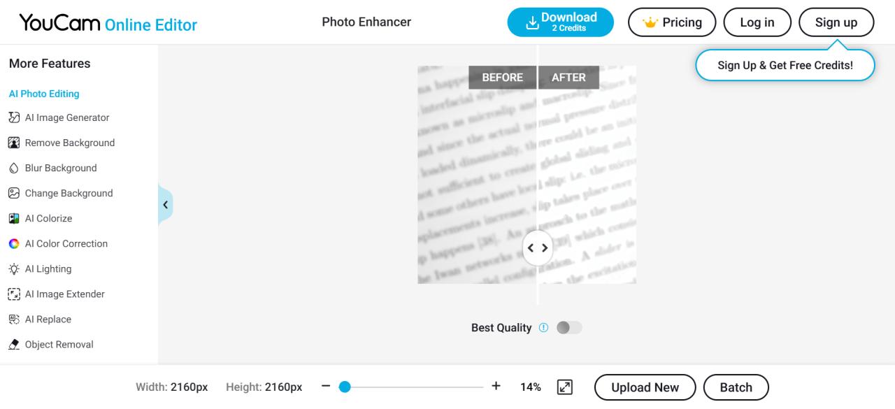 MyEdit-the-best-AI-unblur-text-online-tool
