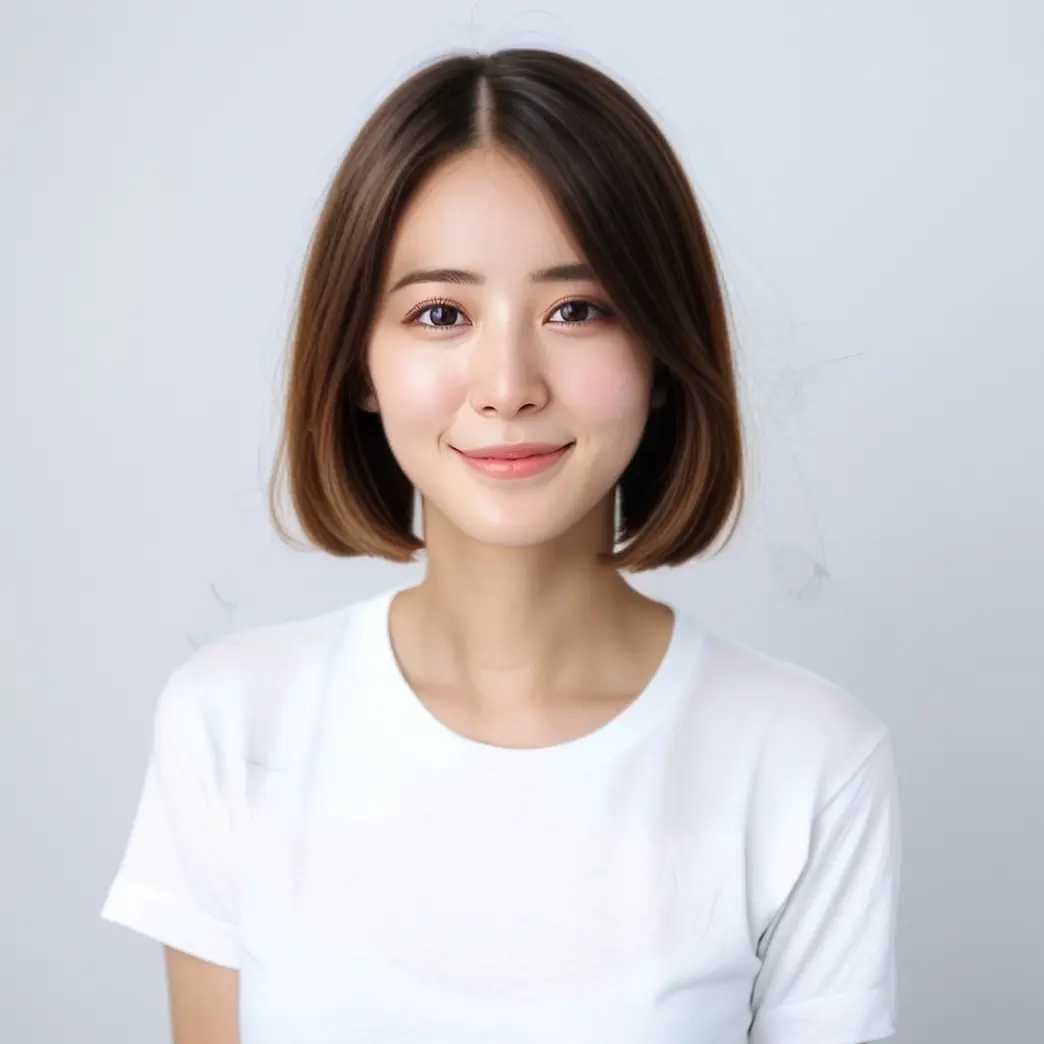 vivid glam AIヘアスタイル ワンサイドショート