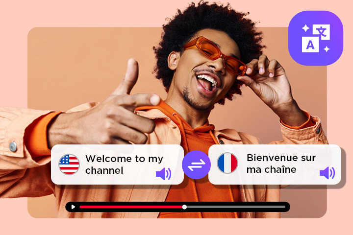 PowerDirector : Le meilleur logiciel gratuit pour traduire une vidéo avec IA