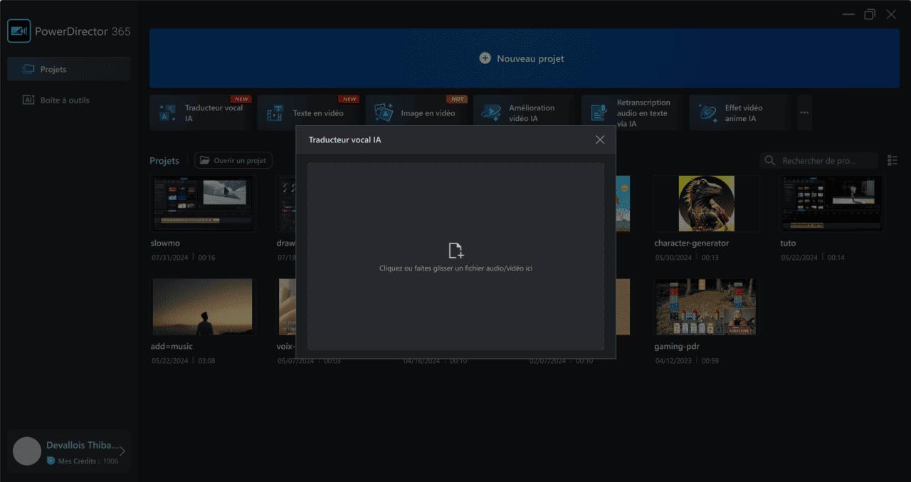 Comment traduire une vidéo avec PowerDirector?
