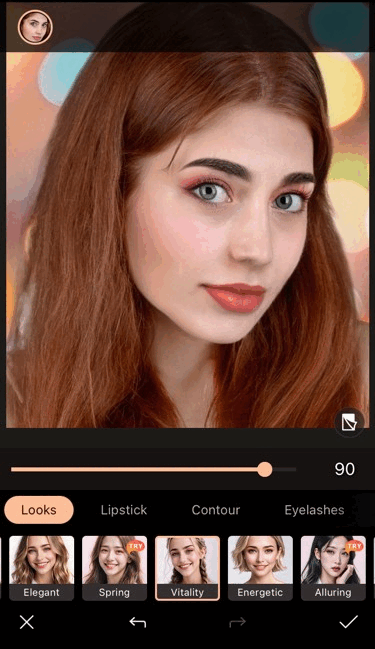 Try On Makeup with PhotoDirector