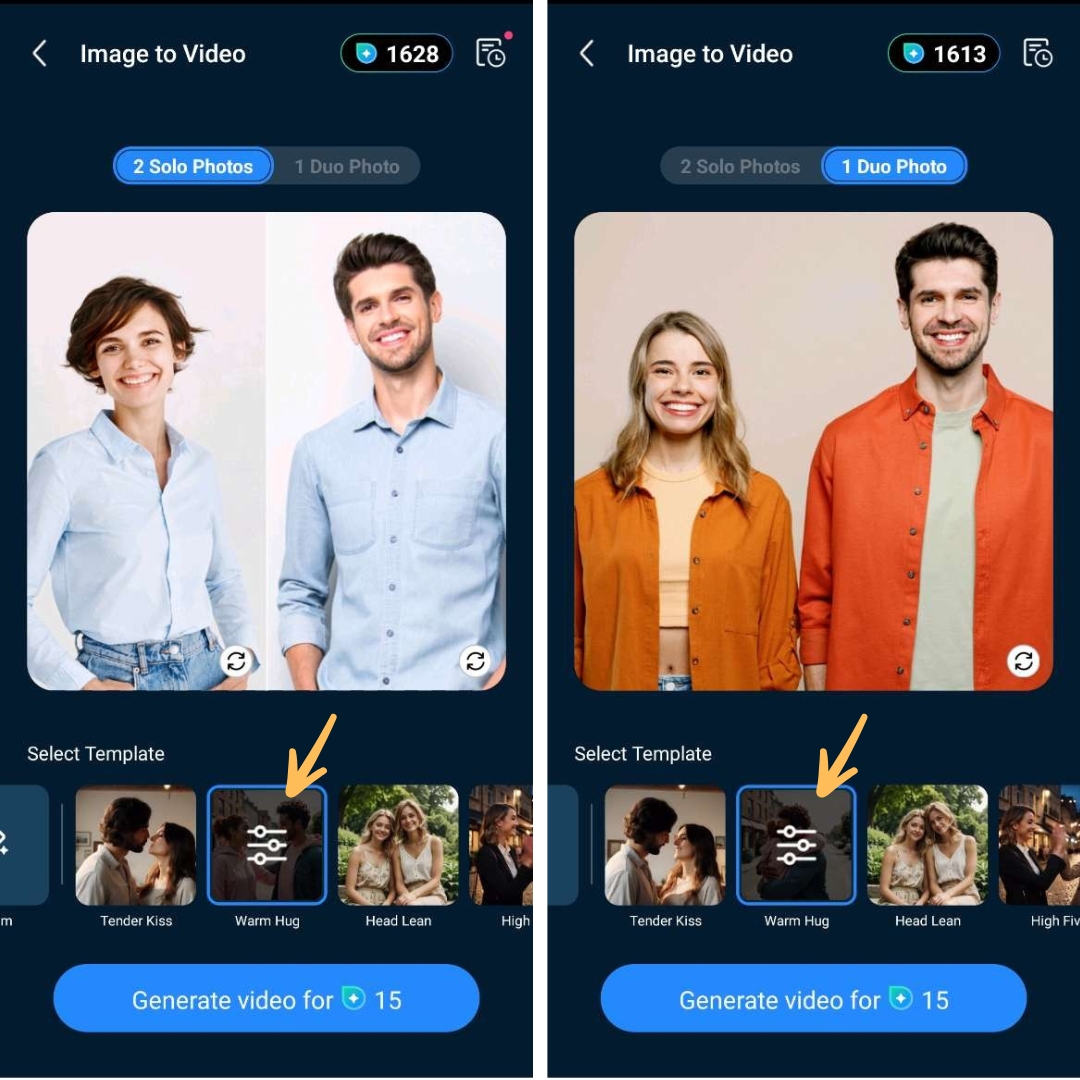 How to Make an AI Hug Video on Your Phone 