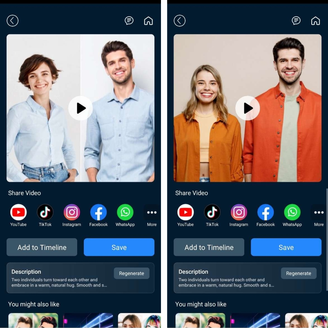 How to Make an AI Hug Video on Your Phone 
