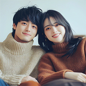 Vivid Glam AI キスサンプル