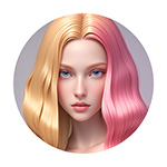hair dye ai アイコン