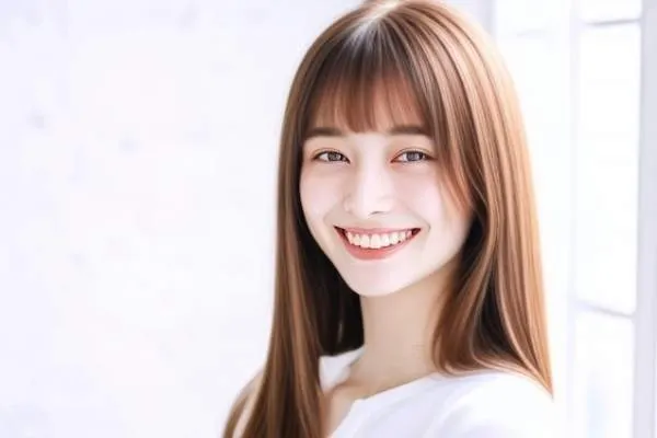 vivid glam AIヘアスタイル エアリーバングス