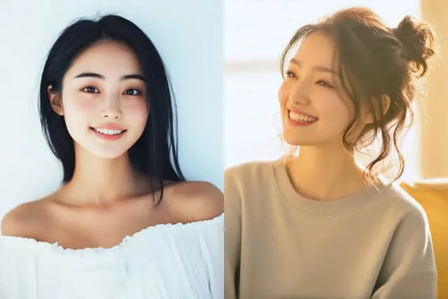 ロングが似合う人の特徴サンプル