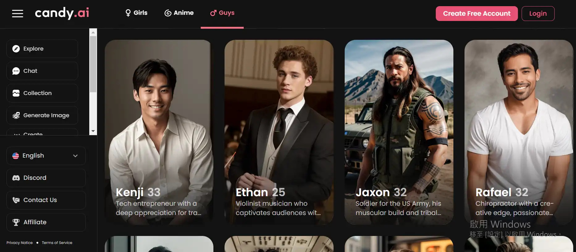 Candy AI - Pour personnaliser entièrement votre AI boyfriend