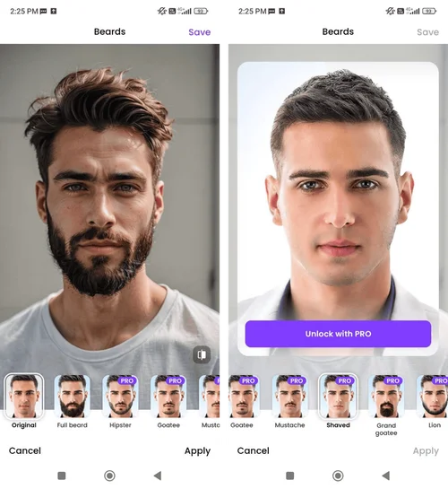 Face App - beardless filter app