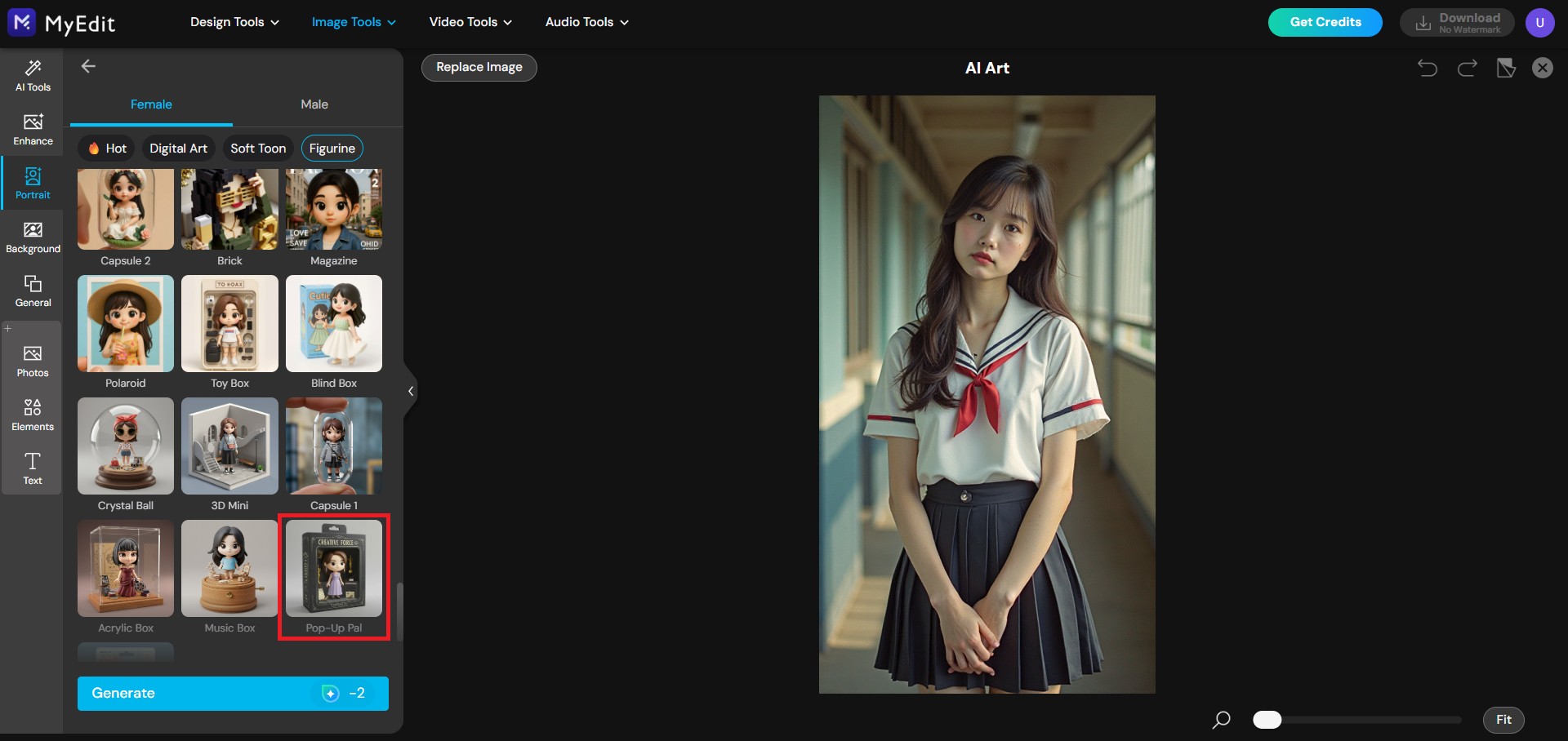 Create an Action Figure with MyEdit