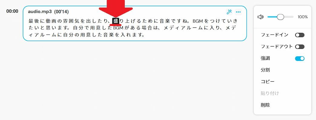 MyEdit ポッドキャスト編集 録音機能 文字起こし 説明