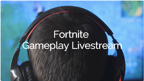 Fortnite Gameplay Livestream Template - Best for Gaming
