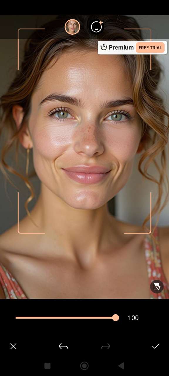 PhotoDirector - Remove Eye Bags