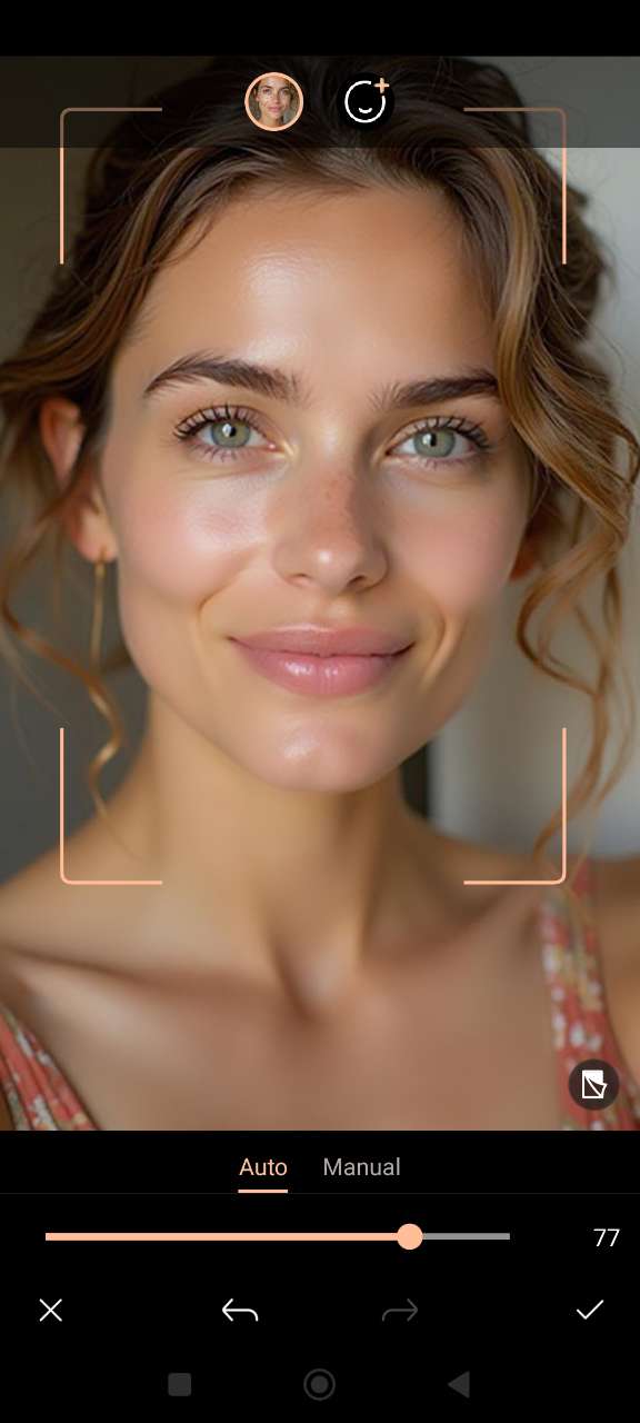 PhotoDirector - Skin smoothener