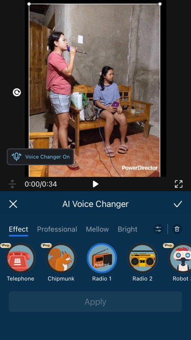 Change Your Voice with PowerDirector