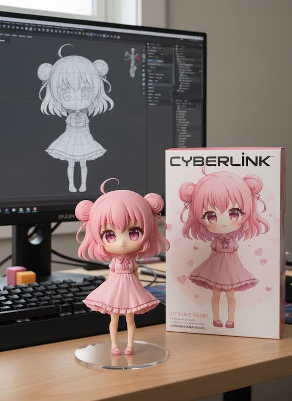 NanoBanana AIでフィギュア風生成