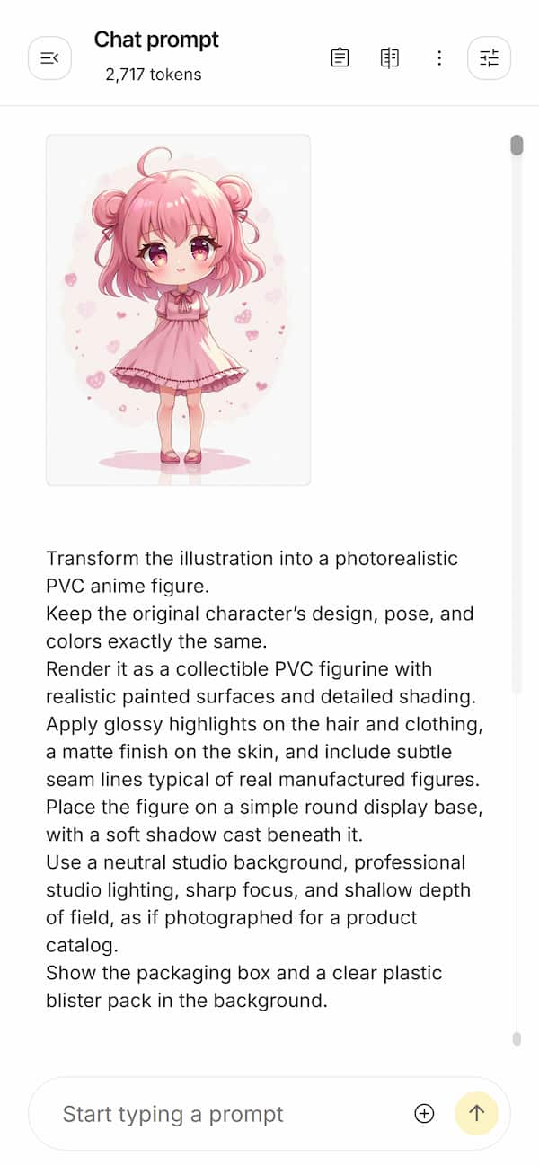 NanoBanana AIでフィギュア風生成