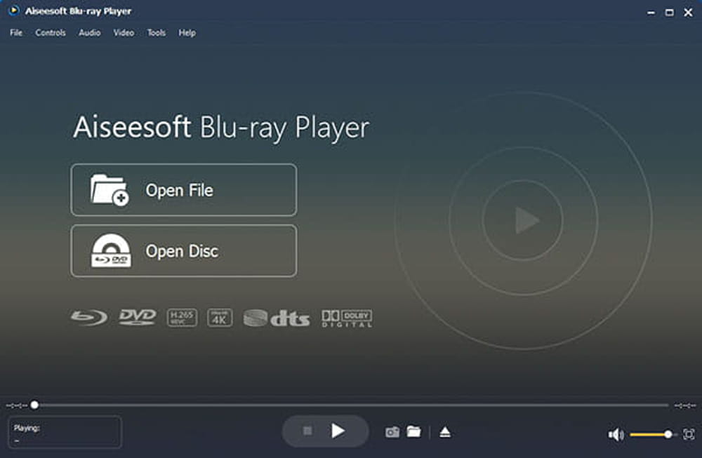 Aiseesoft Blu-ray Player Interface