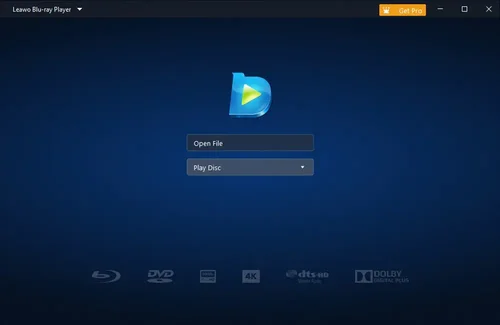 Leawo Blu-ray Player interface