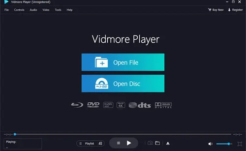 Vidmore Player Interface