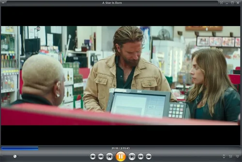 Zoom Player interface