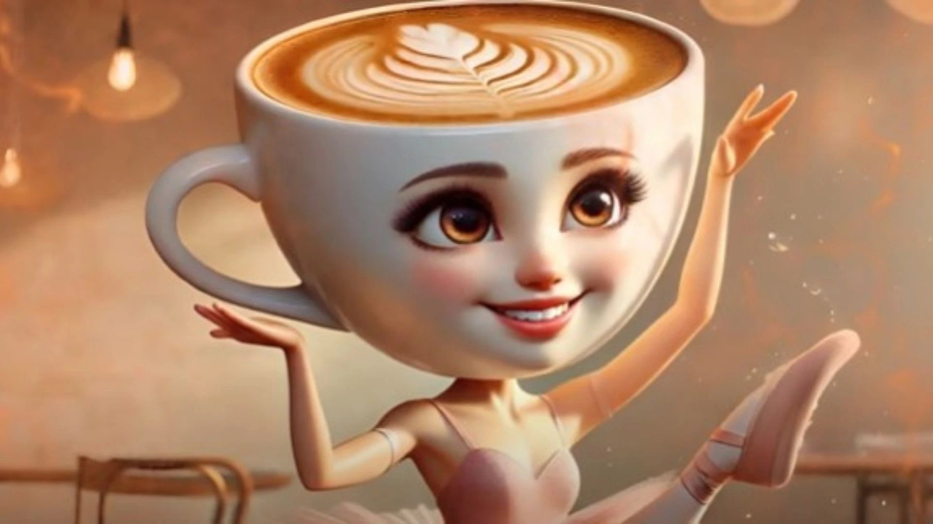 Italian Brainrot Character - Ballerina Cappuccina