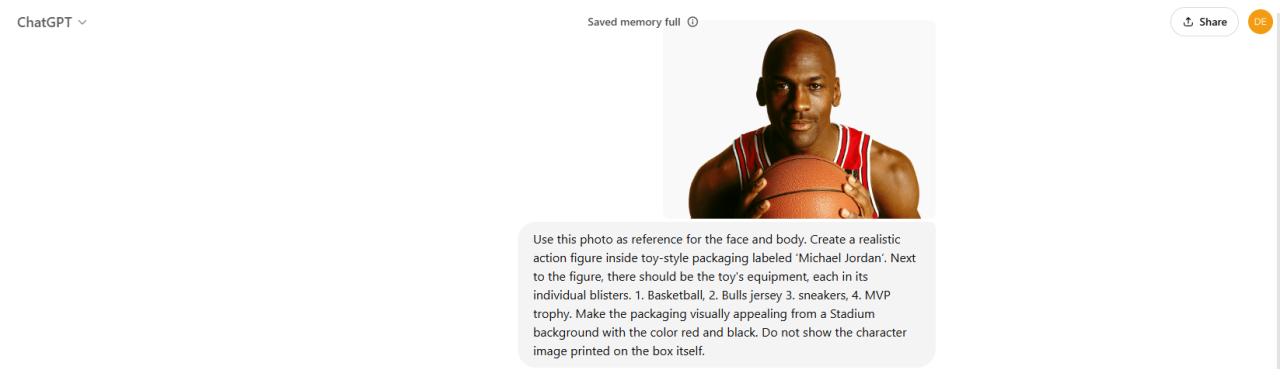 ChatGPT로 나를 액션 피규어로 만드는 방법
