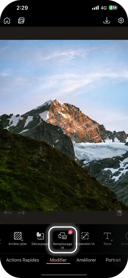 Ajouter un objet sur une photo avec PhotoDirector - Etape 3