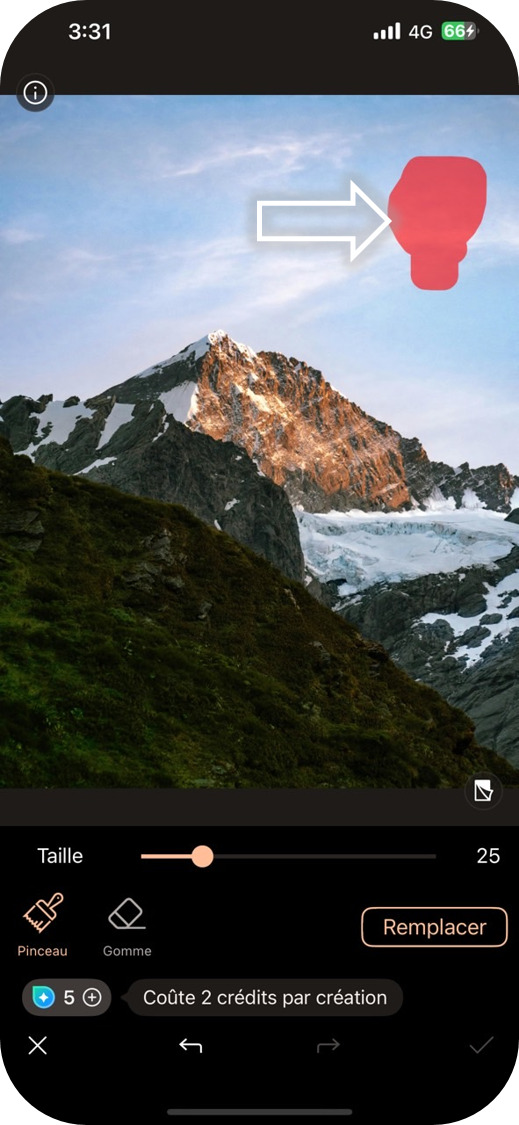 Ajouter un objet sur une photo avec PhotoDirector - Etape 4