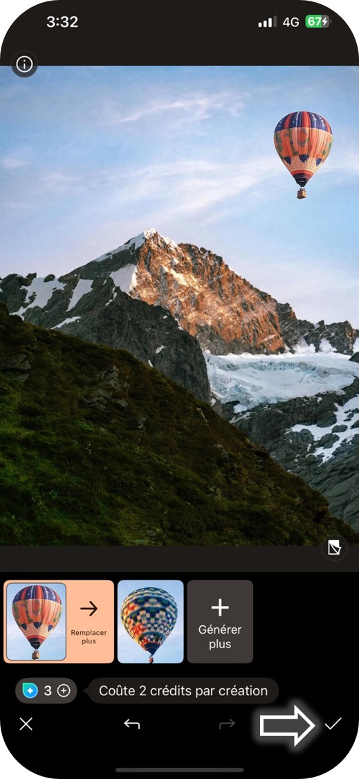 Ajouter un objet sur une photo avec PhotoDirector - Etape 6