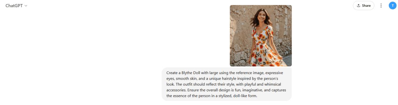 Create Your Own Blythe Doll Look-Alike with AI and ChatGPT