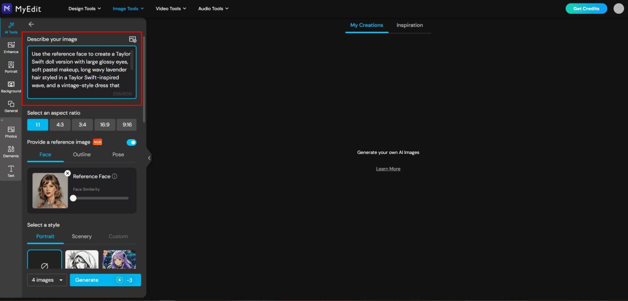 Create a Blythe Dolls with MyEdit
